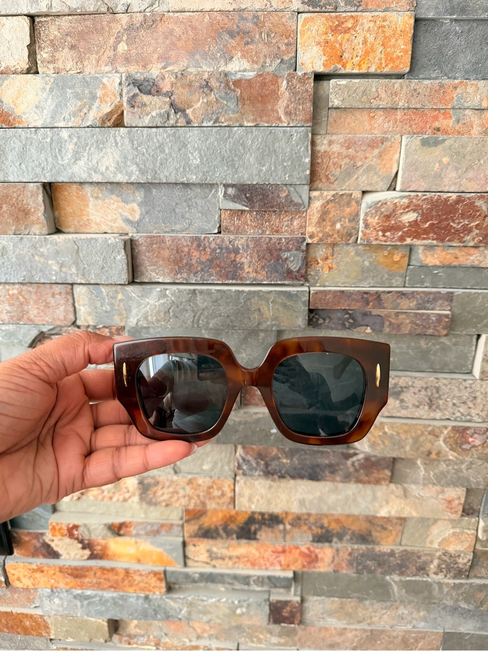 Loewe Tortoiseshell Square Sunglasses - Women Accessories